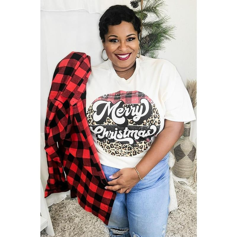 Retro Cheetah Merry Christmas T-Shirt Hoodie, Sweatshirt | DripVista.com