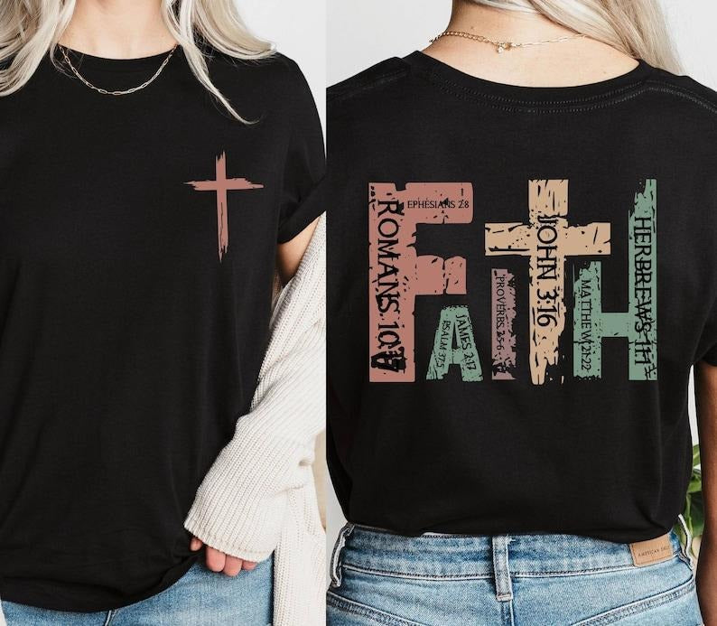 Retro Christian Shirt, Bible Verse Shirt, Religious Shirt, Retro Faith Shirt, Christian Cross Shirt, Praying Mama Shirt...