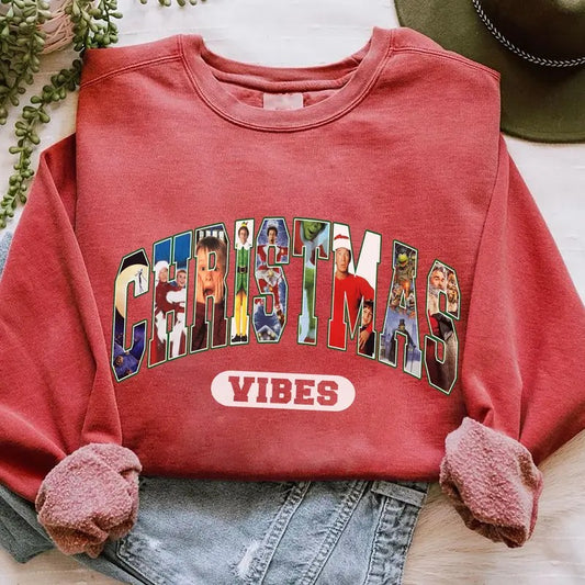 Retro Christmas Movies Sweatshirt, Vintage Christmas Movies Shirt, Retro Xmas Movies Sweater, Family Reunion Shirt, Retro Christmas Sweatshirt, 1990s Holiday Sweatshirt, Merry Christmas Shirt