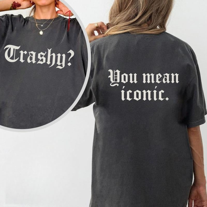 Retro Comfort Color Tattoos Are Trashy You Mean Iconic, Funny Sayings Tattoos Are Stupid Tee For Women, Gothic Tattoos...