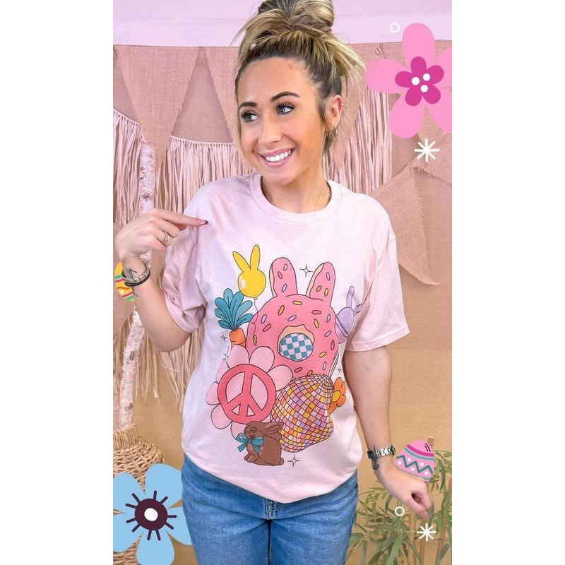 Retro Easter Vibes Graphic T-Shirt Hoodie, Sweatshirt | DripVista.com