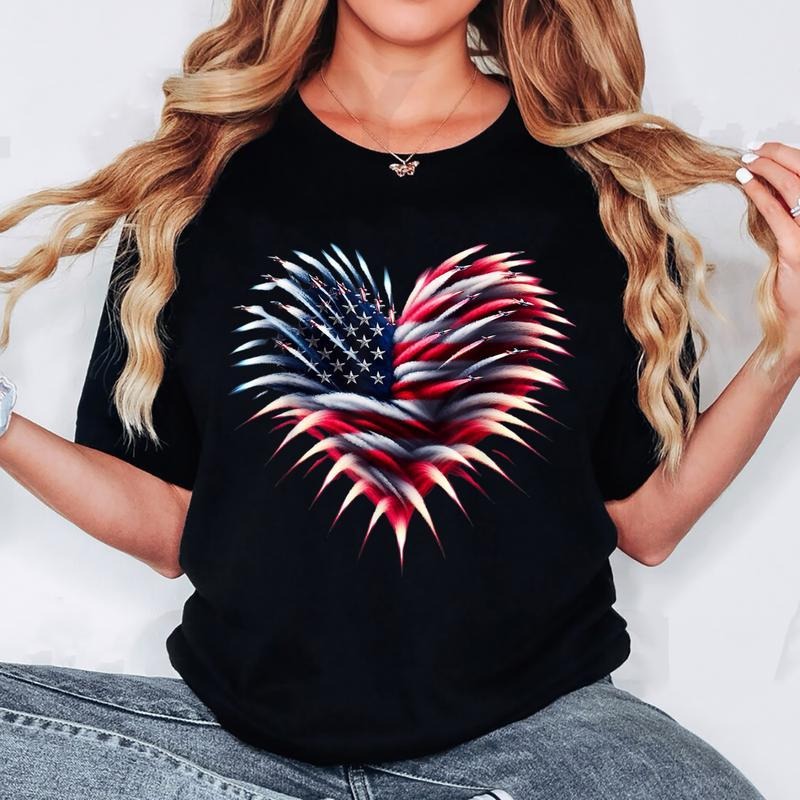Retro Fighter Jet Airplane American Flag Heart 4th FOG July T-Shirt style 02 Hoodie, Sweatshirt | DripVista.com