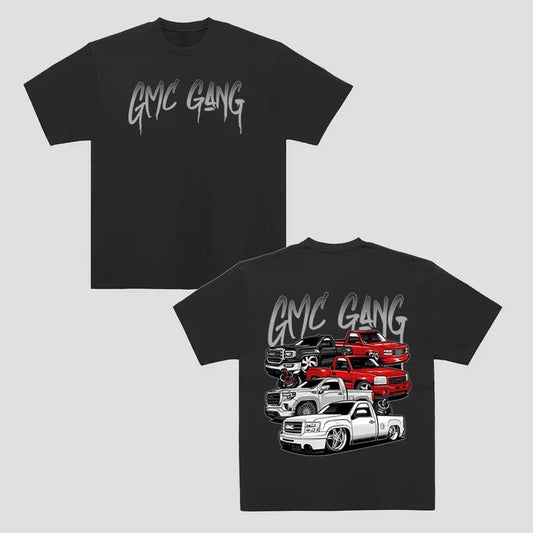 Retro Heavy Limited GMC Gang 2-Sided T-Shirt Menswear Casual Cotton Top Dress Jeans Trouser Tshirt Streetwear Shortsleeve Tropical masters 2025 merch graphic tees men gifts