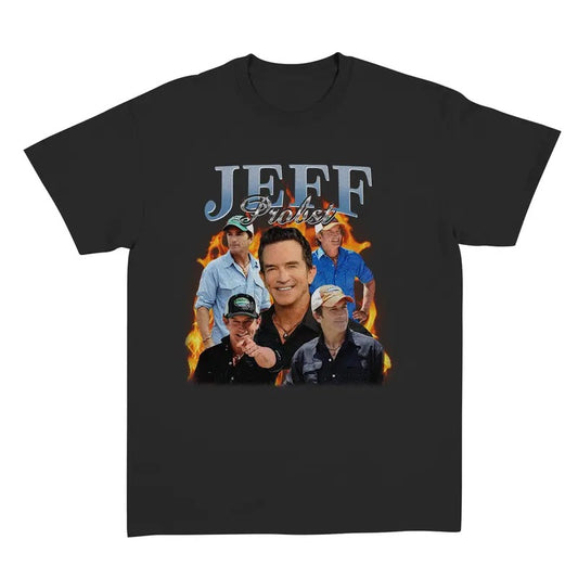 Retro Jeff Probst Shirt, Jeff Probst Vintage 90s shirt, Rare Graphic Jeff Probst, Unisex tee Full Size Full Color