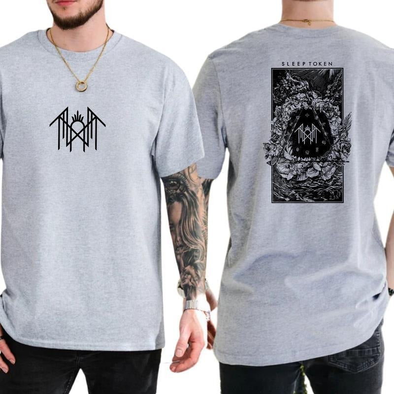 Retro Limited Sleep Token Unisex Oversize Grunge Rock Band T-shirt, Sleep Token Merch Rock Music Tee, Gifts for Fans Men...