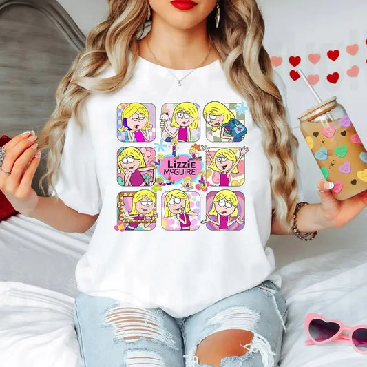 Retro Lizzie Mcguire Shirt, Lizzie Mcguire Birthday Girl T-shirt, Funny Lizzie Mcguire Tee, Disneyland Trip Outfit
