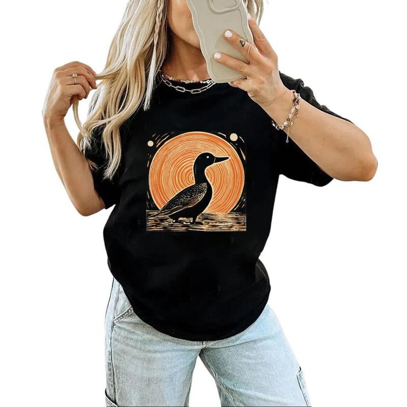 Retro Mallard Duck Hunting Apparel Cute Unisex Hoodie T-shirt Sweatshirt Hunters Cotton Womenswear | DripVista.com