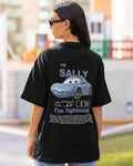 Retro McQueen Cars Shirt, Cars Movie T-Shirt, I'm Sally Lightning Shirt, Piston Cup Champion Shirt, Lightning McQueen Number Shirt Casual Cotton