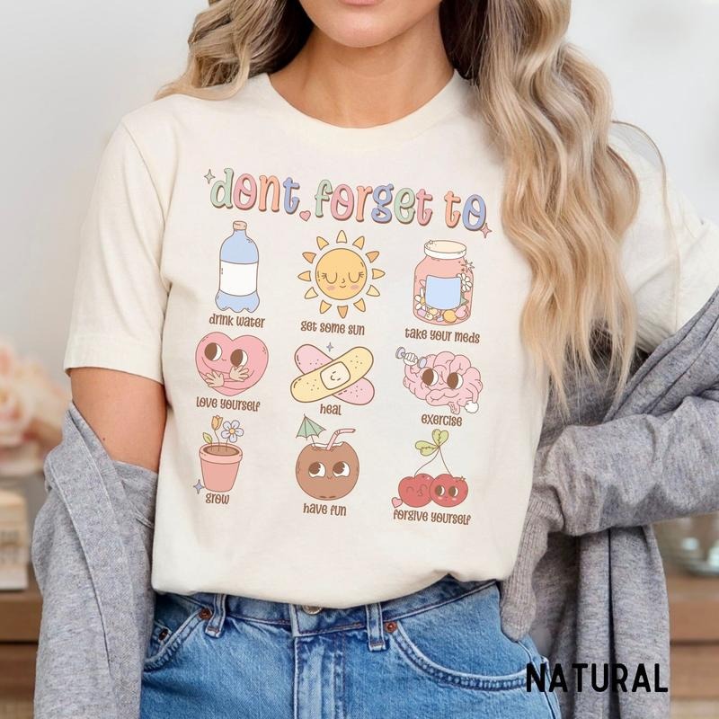 Retro Mental health t-shirt, Cute anxiety shirt, Mental health matters tee Hoodie, Sweatshirt | DripVista.com