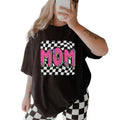 Retro Mom Shirt, Checkered Mama Shirt, Mothers Day Gift, Cute Mom Shirt, Shirts For Women, New Mom Gift, Mom Gift Shirt, Unisex T-Shirt, Short Sleeve Tee Shirt, Gifts For Mommy, Gifts For Birthday Mothers Day