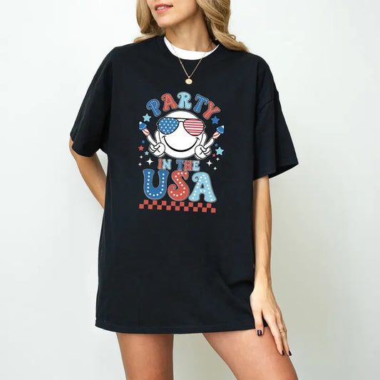 Retro Party in the USA Shirt, Party In The USA Shirt,4th of July Shirt, Independence Day Shirt, USA Patriotic Tee, 4th of July Party T-Shirt