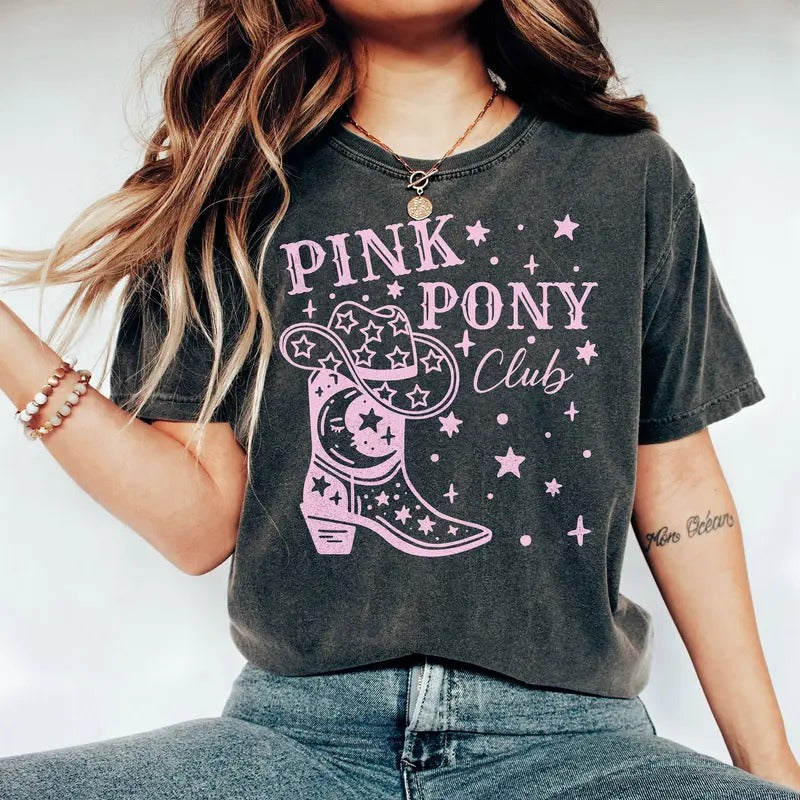 Retro Pink Pony Club T-Shirt, Midwest Princess 2024 Tour T-Shirt, Swoosh'Bat brand Gonna Keep Pocket monsters Dancing...