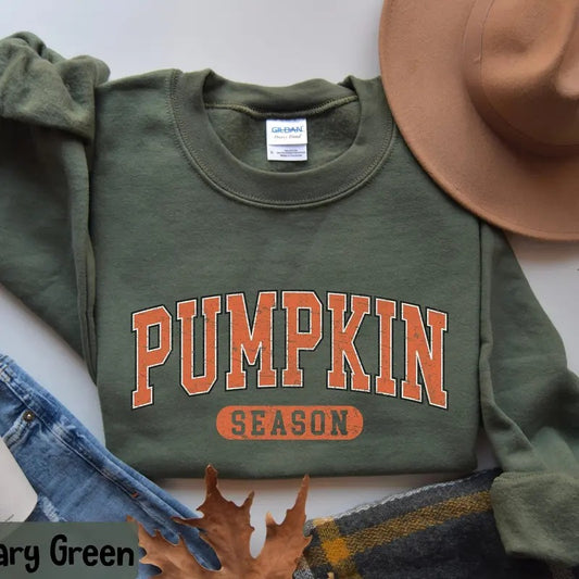 Retro Pumpkin Season Sweatshirt, Cute Fall Sweatshirt, Thanksgiving Gift, Halloween Sweatshirts For Women, Fall Gifts, Autumn Sweatshirtstyle{n002}2