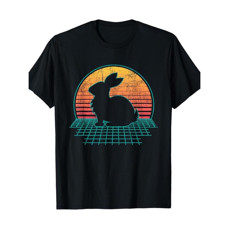 Retro Rabbit Lover - Zookeeper Bunny Breeder Veterinarian 100% Cotton T-Shirt made in usa Hoodie, Sweatshirt | DripVista.com