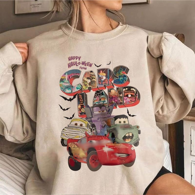 Retro Radiator Springs Cars Movie Halloween Shirt, Car Halloween Shirt, Halloween Trip, Halloween Party, Halloween Gift...