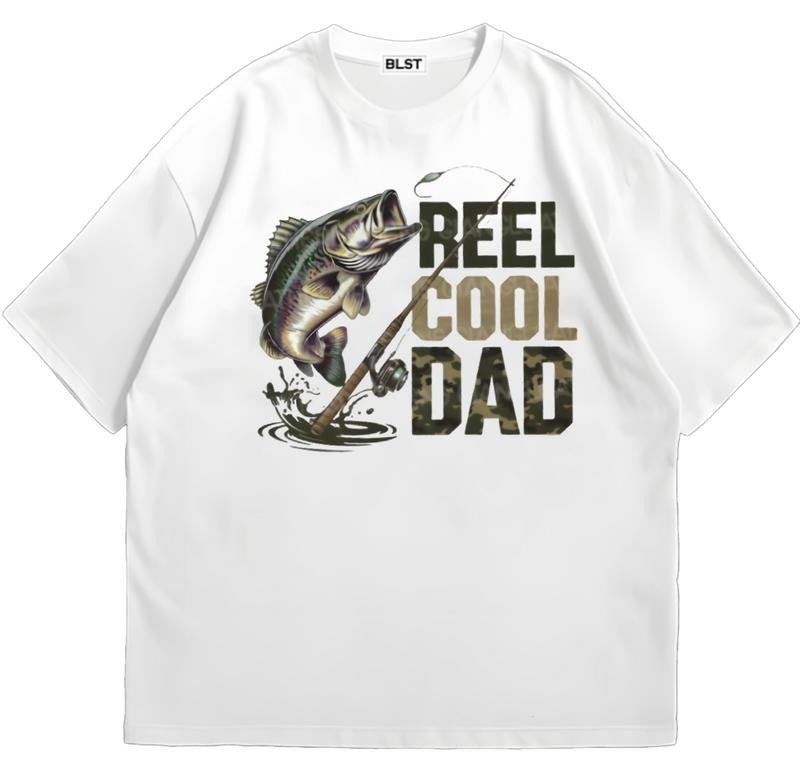 Retro Reel Cool Dad T-Shirt Soft Cotton Fabric Retro Graphic Football Fan Gift Hoodie, Sweatshirt | DripVista.com