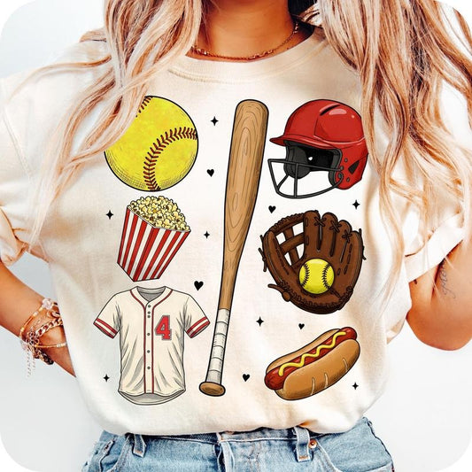 Retro Softball T-Shirt, Game Day T-Shirt, Vintage Softball T-Shirt, Softball Mama T-Shirt, Softball Mom T-Shirt, Hey Batter Batter T-Shirt