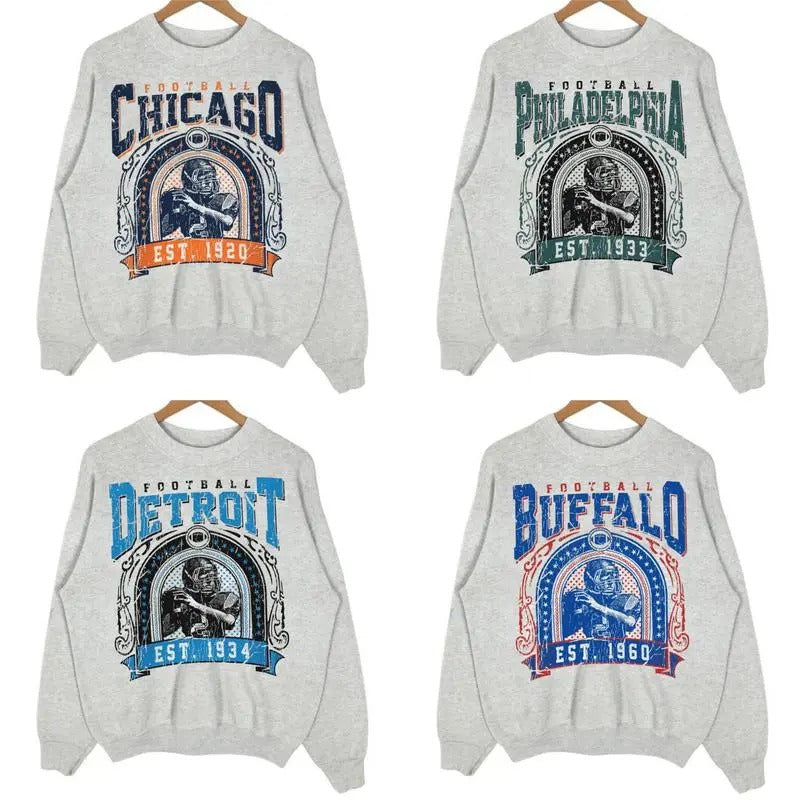 Retro Spiky hair fighters Crewneck Sweatshirt, Vintage Spiky hair fighters Sweatshirt Ash Grey Color, Retro Big Word...