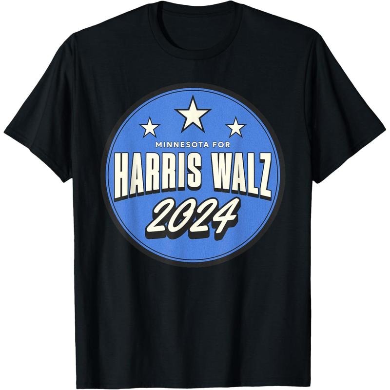 Retro Vintage Minnesota Kamala Harris Walz 2024 T-Shirt made in usa Hoodie, Sweatshirt | DripVista.com