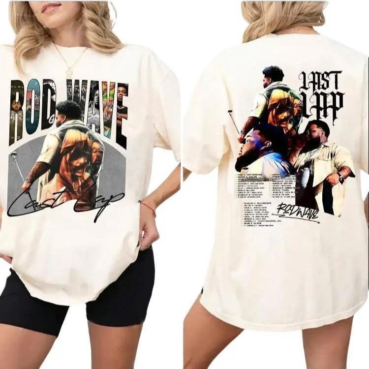 Retro Vintage Rod Wave Last Lap Tour Music Shirt Sweatshirt Hoodie, RW Rapper Tee, Rod Wave 2024 Shirt, Gift for Fans...