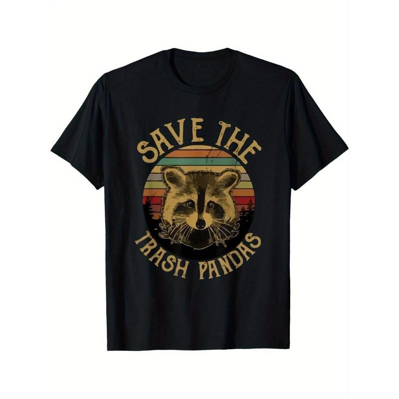Retro Vintage Save The Trash Pandas Funny Raccoon Animal T-Shirt Made in USA Hoodie, Sweatshirt | DripVista.com
