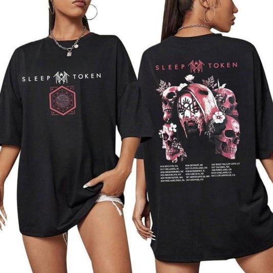 Retro Vintage Sleep Token Logo Shirt, Sleep Token Merch Rock Music Tee, Mother's Day Gift, Mother's Day, Full Size, Full Color
