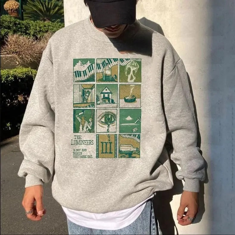 Retro Vtg Lumineers Tour Music, Lumineers Band Sweatshirt T-Shirts, Hoodie | DripVista.com