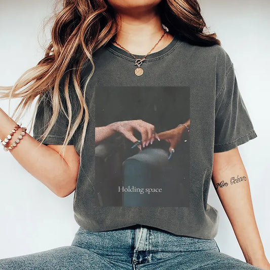 Retro Wicked Shirt, Holding Space Ariana Cynthia Finger Hold Defying Gravity Meme Wicked Movie Gift Broadway Shirt, Glinda Elphaba Shirt