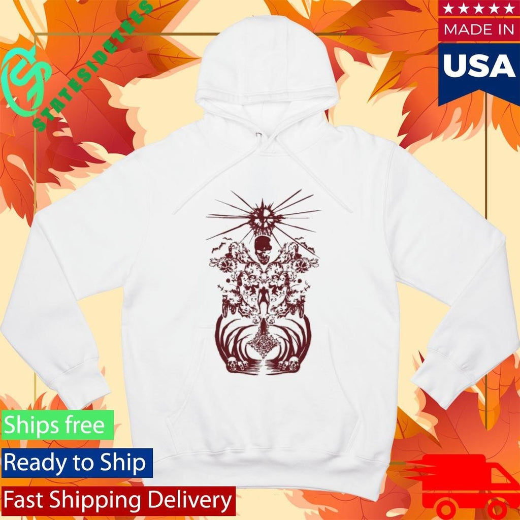 Revenge White Maroon Shirt