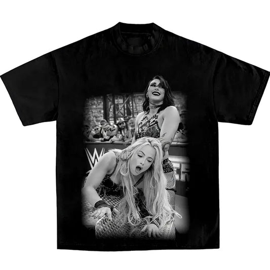 Rhea Ripley & Liv Morgan Tee, WWE Rhea Tee, Liv Morgan Shirt, WWE Shirt, Sports T-shirt, Wrestling Gift, Gift for Him Her Hoodie Sweatshirt