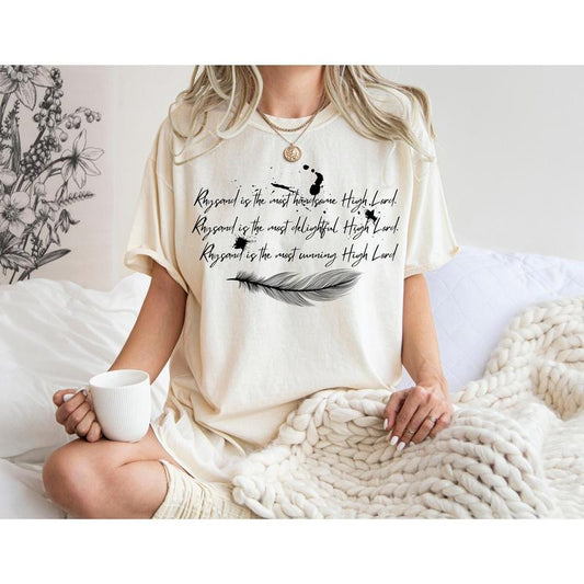 Rhysand is the most handsome High Lord T-shirt, Feyre and Night Court Shirt, Romantasy shirt, fandom tee