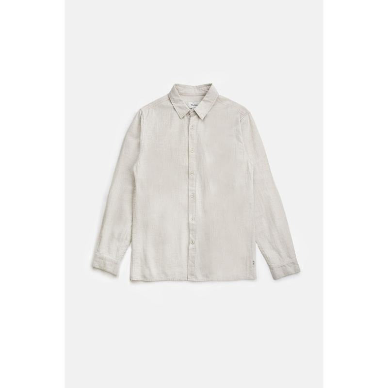 Rhythm Men's Classic Linen Long Sleeve Shirt Hoodie, Sweatshirt | DripVista.com