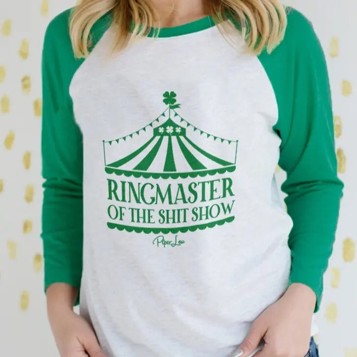 Ringmaster Of The Shitshow Raglan T-Shirts, Hoodie, Sweatshirt | DripVista.com