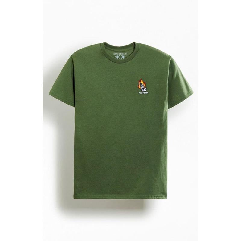 Riot Society Men's Pray For Me T-Shirt - Multicolor Hoodie, Sweatshirt | DripVista.com