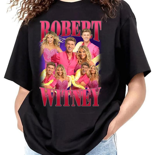 Robert & Witney Graphic Tee, Robert Irwin Inspired Shirt for Fans Short Sleeve Casual Streetwear Style Trendy