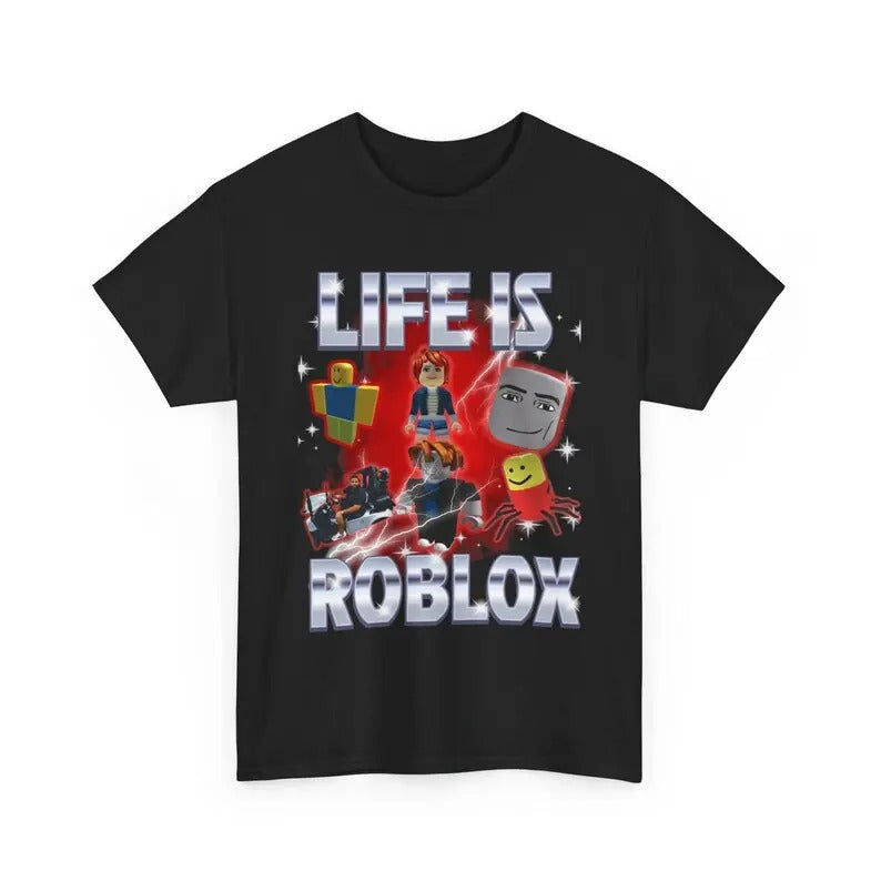 Roblox Meme Tee Featuring Fun Graphic Design and Perfect Birthday Gift