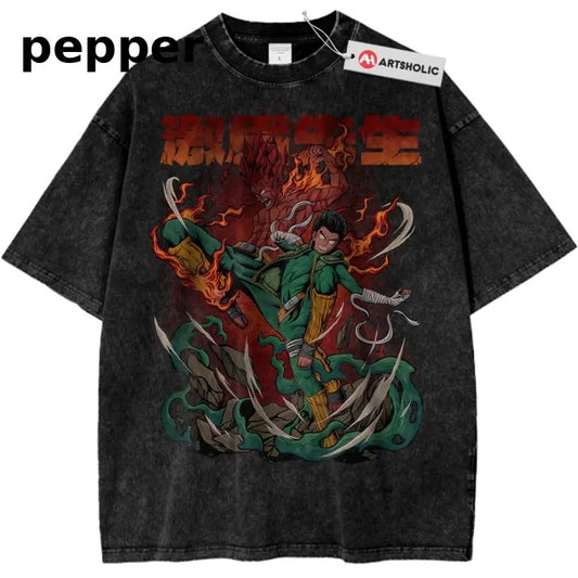 Rock Lee Shirt, Might Guy Shirt, Naruto Shirt, Anime Shirt, Vintage T-Shirt