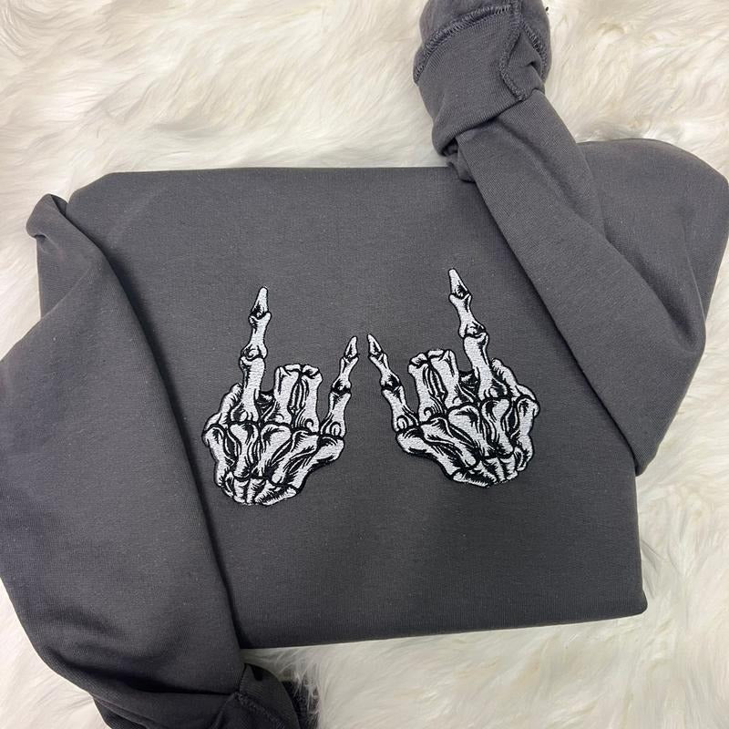Rock on embroidered sweaterstyle{n002}2 T-Shirts, Hoodie, Sweatshirt | DripVista.com