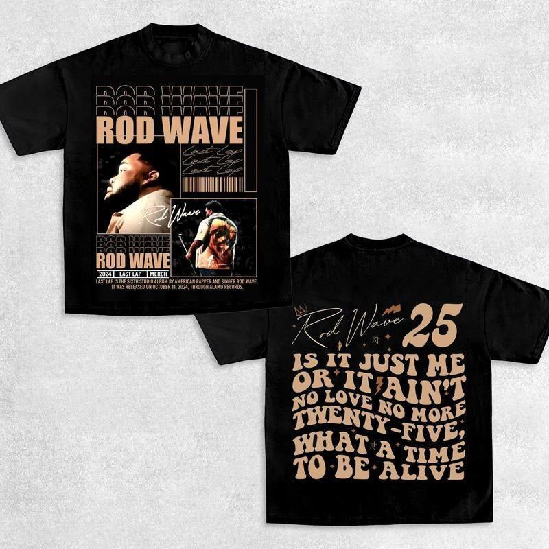 Rod Wave V20 Shirt, Rod Wave Last Lap 2024 Tour Music Tee, Rod Wave Rapper T-shirt, Rod Wave Unisex Tee Gift For Men...
