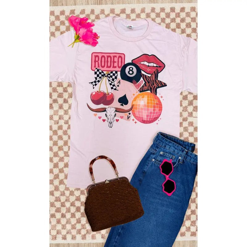 Rodeo Collage Graphic T-Shirt Hoodie, Sweatshirt | DripVista.com