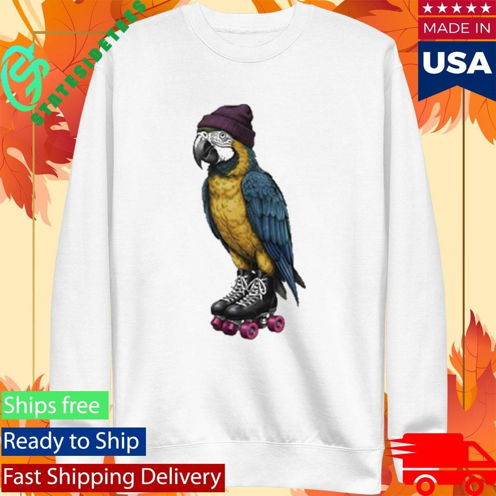 Roller Skating Parrot Shirts
