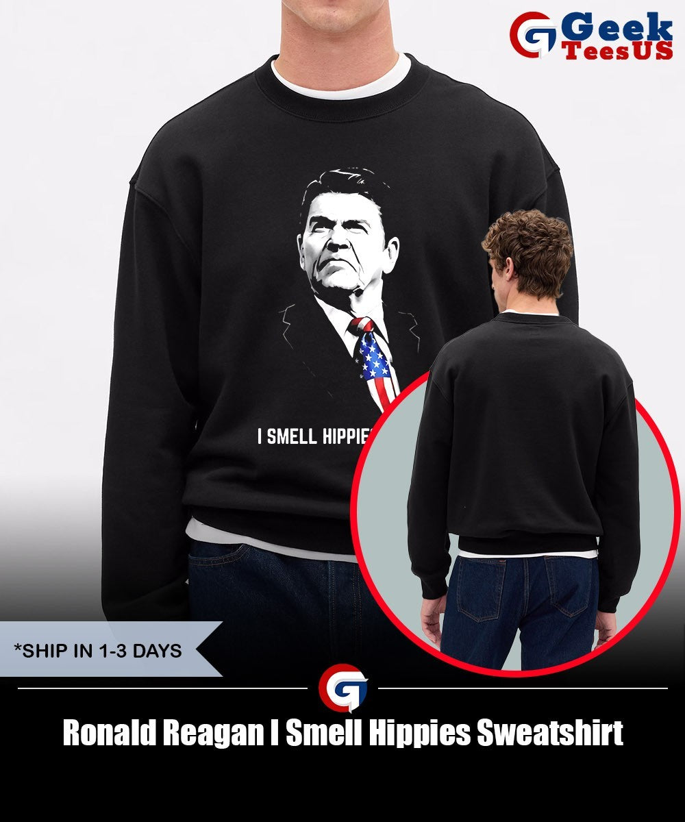Ronald Reagan I Smell Hippies shirt
