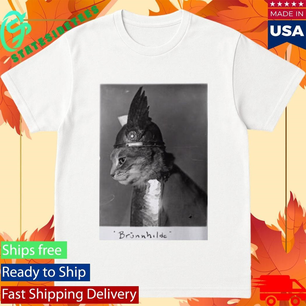 Royal Cat Brunnhilde Wearing Armor Shirt