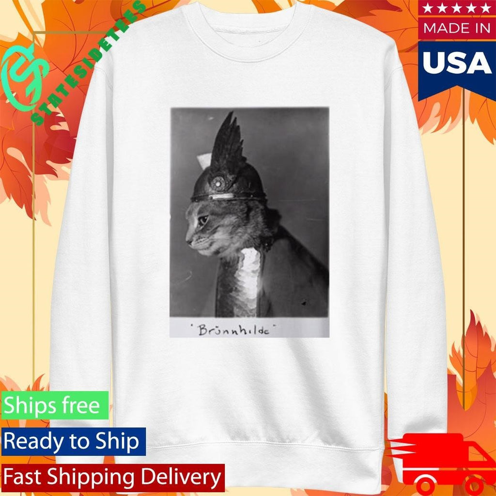 Royal Cat Brunnhilde Wearing Armor Shirt