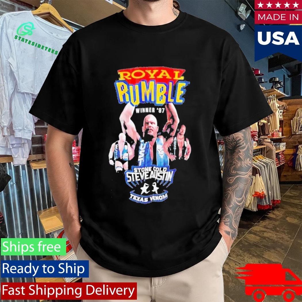 Royal Rumble Winner 97 Stone Cold Steve Austin Texas Venom Shirt