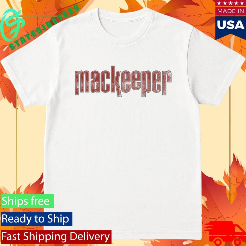 Ruby Cruz Wearing Mackeeper Logo Red Shirt
