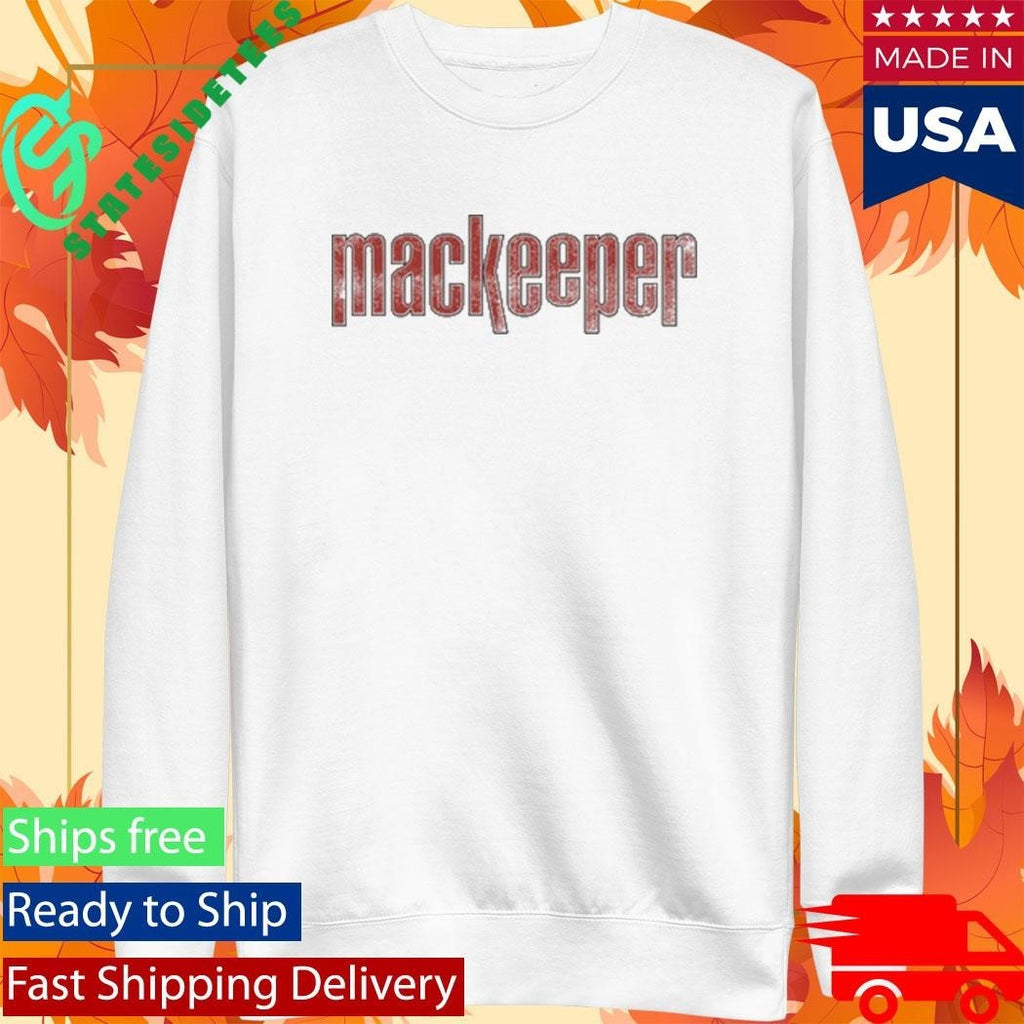 Ruby Cruz Wearing Mackeeper Logo Red Shirt