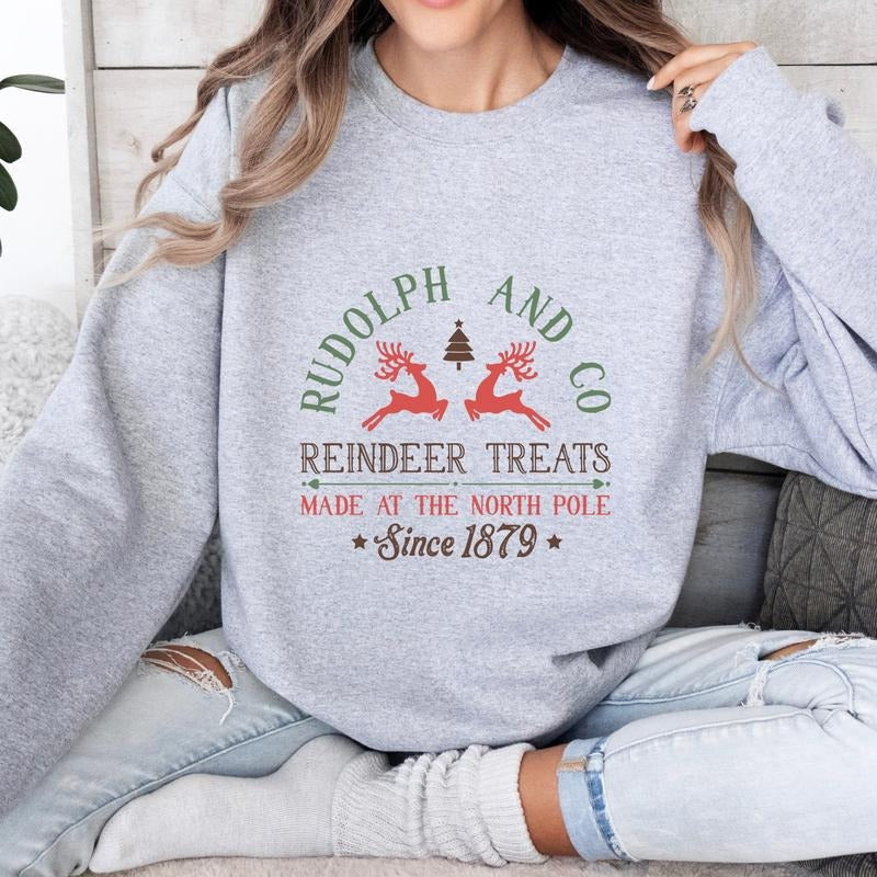 Rudolph Red-nosed Reindeer Christmas Sweatshirt, Rudolph Ugly Xmas Shirt,  Rudolph Xmas Shirt, Christmas Movie Shirt, Holiday Family Matching Sweatshirt , s Family Sweatshirt, Christmas Party Gift, Christmas 90s Movies Lovers TShirt, Merry Christmas Gift