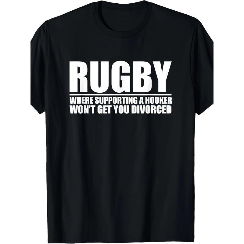 Rugby T Shirt - For Rugby Players, Coaches, Referees And Fan Made in USA