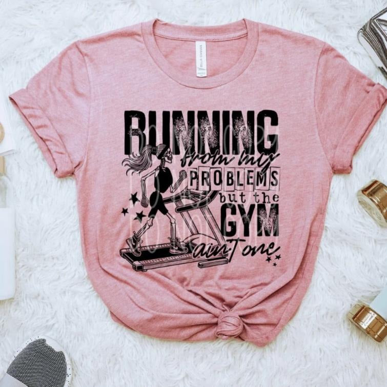 Running From My Problems DTF Transfers - THIS IS NOT A SHIRT